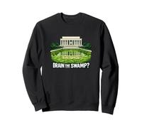 Drain The Swamp Piscine réfléchissante Satire Politique Sweatshirt