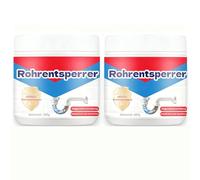 Drain Unblocker, 2025 New Powerful Pipe Dredge Agent,Heavy Duty Toilet Unblocker,Fast Acting Heavy Duty Drains Powder, Toilet Cleaner (2 pcs)