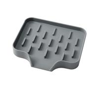 Drainage de Savon - Petite Cuisine éponge Drainer Le Support de Drainage de Savon en Silicone sans Glissement Flexible pour Douche, Baignoire, Lave-Vaisselle, lavabo, Salle de Bain