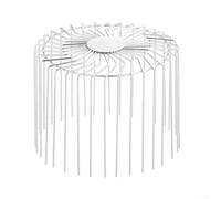 Drainage de toit en acier inoxydable, 50 à 200 cm, dispositif de protection de gouttière, filtre anti-encrassement, résistant à la rouille pour la gestion de l'eau de pluie en extérieur (tube de 200