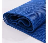 Drainage Des Tapis De Glissement, Un Sol Commercial De Service Lourd Matl, épais Pvc Mesh Hollow Mat Pour Piscine De Salle De Bain Garage De Salle De Ba(Size:47.24in/120cm×78.74in/200cm,Color:bleu)