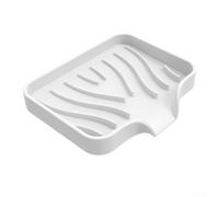 Drainage efficace, grand porte-savon pour salle de bain et cuisine, plusieurs couleurs disponibles (blanc)