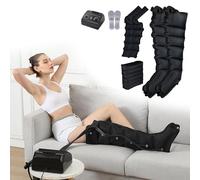 Drainage Lymphatique Jambe Bottes De Pressothérapie 6 Cavités, Masseur Électrique Compression D'air, Pressotherapie Jambes, Ventre Et Bras, Pression & Durée Réglables Facilement