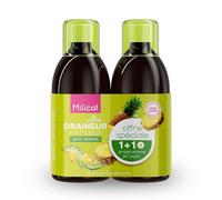 Milical Draineur Ultra Goût Ananas Lot de 2 x 500ml