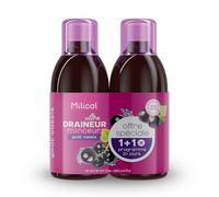 Milical Drainaligne Ultra goût Cassis Lot 2 Flacons 500 ml