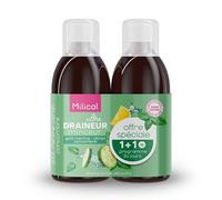 Milical Draineur Minceur Ultra Menthe-Citron-Concombre Flacons 2x500ml