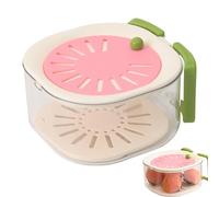 Draining Basket - Vegetable Cleaning Strainer Bowl, Compact Kitchen Wash Colander, Cute Fruit Rinsing Basket With Drainage Holes, Lightweight Food Storage Rinse Tool For Kitchen Picnic Outdoor Use