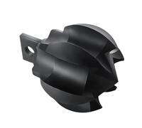 Drains industriels de 5,1 cm pour perceuse serpent, 6 lames, tête de coupe serpent pour nettoyage complet des tuyaux