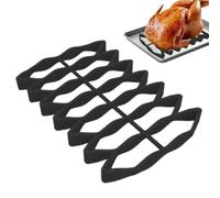 Drains Tray Grilling Tool - Oven Roasting Rack, Silicone Cooling Pan Kit | Household Culinary Companion | Easy Clean Surfaces Saving Time After Steaming, Construction Durable Providing Dependable Use.