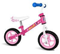 Stamp Draisienne Disney Minnie 10 pouces 2 roues Rose/Blanc Fille