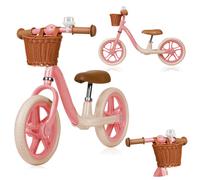 Draisienne Alex Plus Légère Et Réglable Avec Selle Confortable, Panier Et Sonnette Pink Rose TU