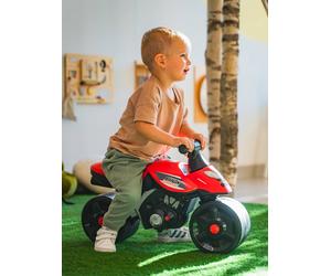Draisienne Baby Moto À Roues Silencieuses Rouge TU