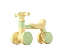 draisienne Balançoire Voiture 4 Roues, vélo d'équilibre, Jouets avec Musique, sans pédale, for garçons et Filles, Jeu intérieur et extérieur Electrique(Groen)
