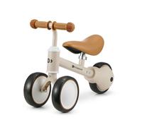 Draisienne Bébé Kinderkraft CUTIE, Mini Tricycle Léger 1,8 kg, Facile à Transporter, Design Original, Pour Enfants Dès 1 An, Beige