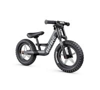 BERG Biky Cross Draisienne, Draisienne 2 Ans, avec Frein à Main, 12 Pouces, Cadre en magnésium, Selle réglable, Velo pour Garçons et Filles, Noir