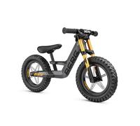 BERG Biky Cross Draisienne, Draisienne 2 Ans, avec Frein à Main, 12 Pouces, Cadre en magnésium, Selle réglable, Velo pour Garçons et Filles, Gris