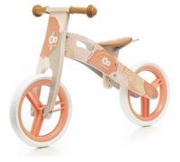 Draisienne Bois Kinderkraft RUNNER, Vélo Sans Pédales, Blocage de Direction, Solide et Sécurisé, Dès 3 Ans, Rose