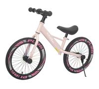 Draisienne de 40,6 cm pour grands enfants à partir de 4 à 8 ans - Vélo d'entraînement sans pédales avec rayons colorés et support, poignée de transport, ultra léger, cadeau d'anniversaire pour garçons