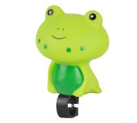 Draisienne dinosaure en silicone avec son super puissant, convient aux guidons de 2,2 cm, accessoire de sécurité amusant pour enfants (grenouille)