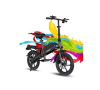 Vélo électrique YEEPME 160D 500W 36V10Ah Batterie au lithium 30km 16'' Vélo pliable urbain portable avec freins doubles, NFC noir