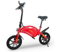Draisienne Électrique Adulte E-bike 140 Rouge - Moteur 1000W - Autonomie Jusqu'a 18 km - Pneu 14"" Gonflable - Batterie 42V/5.2Ah -