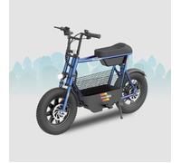 UrbanGlide Draisienne électrique URBANGLIDE THUNDER 160 - 25 km/h, 30 km d'autonomie, Freins à disque, 16'', Bleu Électrique