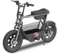 UrbanGlide Draisienne électrique URBANGLIDE THUNDER 160 GREY - 25 km/h, 30 km d'autonomie, Freins à disque, 16'', Bleu Électrique