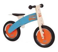 Draisienne en bois bikloon bleue et orange janod multicolore G