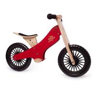 Draisienne en bois Classique Kinderfeets® 12 pouces Rouge Cerise
