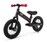 Draisienne enfant MINI 3-6 ans - Pneus 12"" caoutchouc - Siège réglable 37-50 cm - Noir - Licence officielle