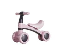 draisienne Jouets de vélo d'équilibre for bébé, Voiture sans pédale, vélo à 4 Roues for garçons et Filles, Jouet d'équitation d'intérieur et d'extérieur Electrique(Roze)