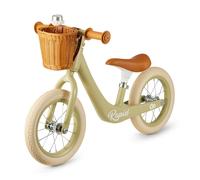 Draisienne Kinderkraft Rapid 2 X Bizuu Avec Cadre En Magnésium Léger, Roues Increvables, Selle Réglable Et Panier Vert TU