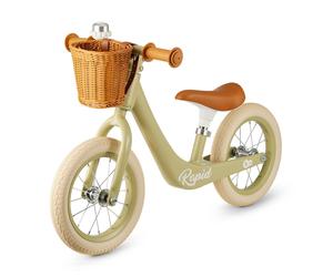 Draisienne Kinderkraft Rapid 2 X Bizuu Avec Cadre En Magnésium Léger, Roues Increvables, Selle Réglable Et Panier Vert TU