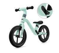 Draisienne Kinderkraft XPLOIT - 12"", roues PU increvables, cadre nylon, réglable 2-5 ans, 35 kg max, 3,3 kg Turquoise