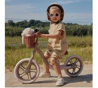 Draisienne - LIONELO Alex Plus - Selle confortable - Cadre léger et résistant - Panier et Sonnette inclus - Jusqu’à 30 kg - Beige