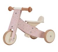 Tricycle en bois rose