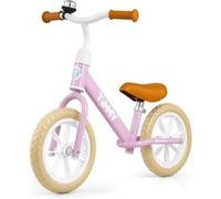 Milly Mally Timmy Vélo de marche pour enfants Vélo d'équilibre à partir de 2 ans Roues en mousse 12 pouces Selle réglable en hauteur Rose