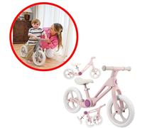 Draisienne MoMi NORU Pliable 12" Rose Enfant 2 ans+ Vélo Équilibre Réglable 25kg