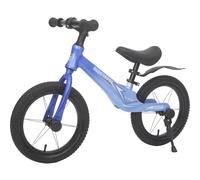 Draisienne pour enfant de 3 à 6 ans, 14 pouces, sans pédales avec alliage de magnésium et support, légère pour garçons et filles, bleue
