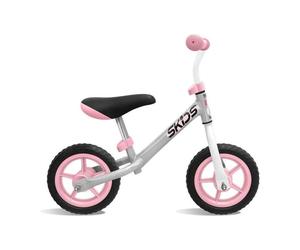 Draisienne pour enfants, grise et rose