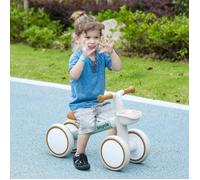 Draisienne, selle réglable, roues silencieuses, pour les 1 à 3 ans, jusqu'à 20 kg, vert et blanc