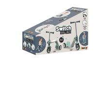 Smoby - Patinette Réversible 2 en 1 - Porteur et Trottinette - Transformation Rapide - Roues Silencieuses - A Partir de 18 Mois Jusqu'à 36 Mois