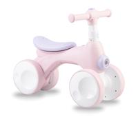 Momi Roue pour enfant TOBIS jusqu'à 20 kg 4 roues klaxon lampe anti-crevaison bulles Rose