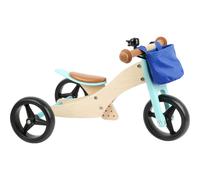 Draisienne tricycle 2 en 1 turquoise