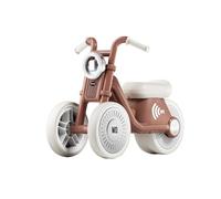 draisienne Tricycle for Tout-Petits, Voiture Mobile sans pédale, Voiture coulissante avec Musique, Roues silencieuses, idée Cadeau for Enfants à partir de 2 Ans Electrique(Brown)