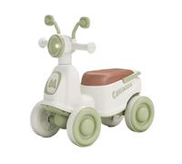 draisienne Trottinette à 4 Roues for Enfants avec Musique et lumière LED, Voiture oscillante for garçons et Filles de 1 à 3 Ans, vélo d'équilibre Electrique(Groen,Ordinary Wheel)