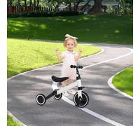 Draisienne Vélo pour Enfant,Tricycle Enfant Évolutif avec Siège Réversible,Garçons, Filles, Tout-Petits, Tricycle, Vélo D'équilibre pour Bébé avec Poignée de Poussée Parentale pour 18 mois-4 ans
