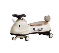 draisienne Voiture À Pédales, Musique, Lumière, Anti-retournement, Balançoire, Roues Clignotantes Silencieuses, for Enfants De 1 an Et Plus Electrique(Brown,No Lights and Music)