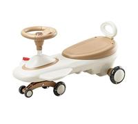 draisienne Voiture électrique for Enfants 6 V avec lumières et Musique, idéale for l'intérieur et l'extérieur. Electrique(Brown,Electric Type)