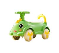 draisienne Wiggle Car 4 Roues, Voiture à Pousser avec Rangement sous Le siège, klaxon, Jouets musicaux for Tout-Petits, garçons et Filles Electrique(Groen)